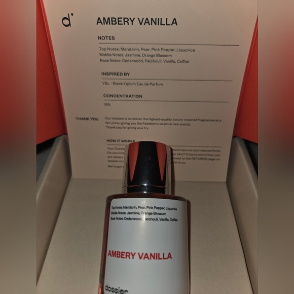 Dossier Ambery Vanilla Perfume - Picture 8 of 8
